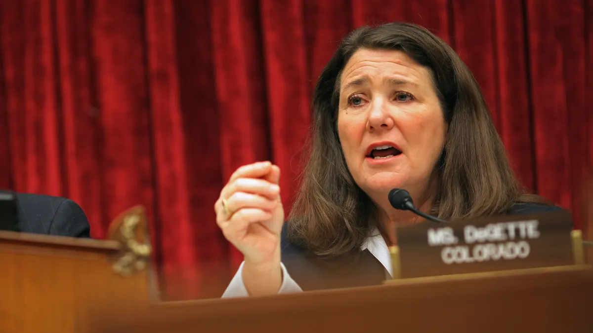 Rep. Diana DeGette speaks at a House hearing.