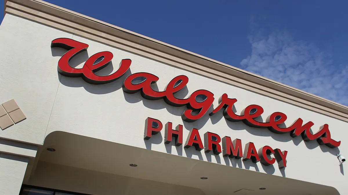 Walgreens Pharmacy sign logo